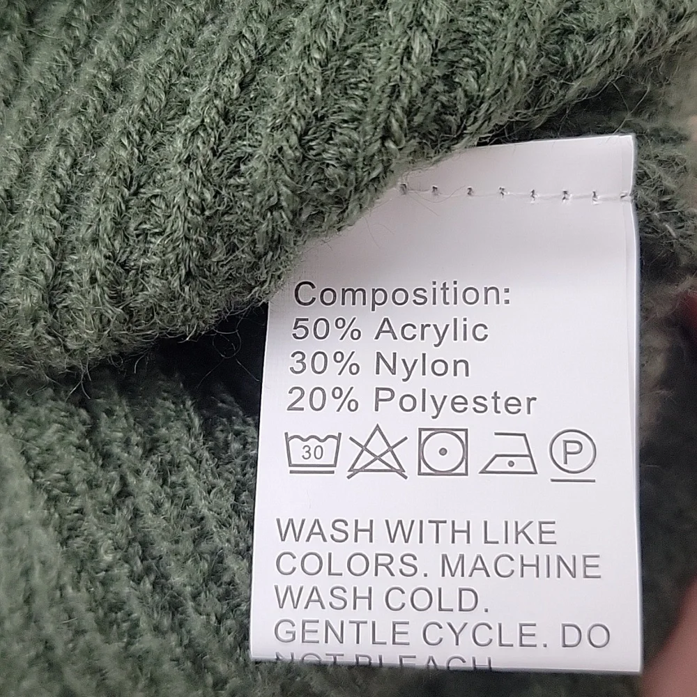 Women's Ribbed Knit Turtleneck Bodycon Stretch Long Sleeve Tube Sweater Dress - Picture 10 of 11